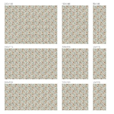 Matinė klijuojama plėvelė langams Gėlių raštas