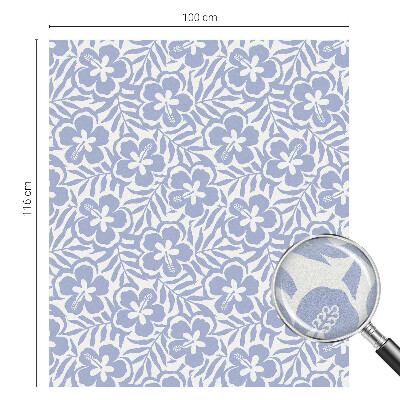 Matinė plėvelė langams su vitražo efektu Hibisko gėlės