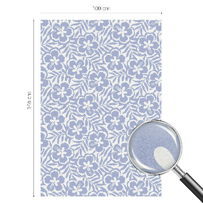 Matinė plėvelė langams su vitražo efektu Hibisko gėlės