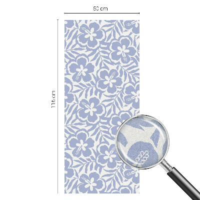 Matinė plėvelė langams su vitražo efektu Hibisko gėlės