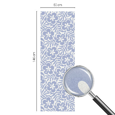 Matinė plėvelė langams su vitražo efektu Hibisko gėlės