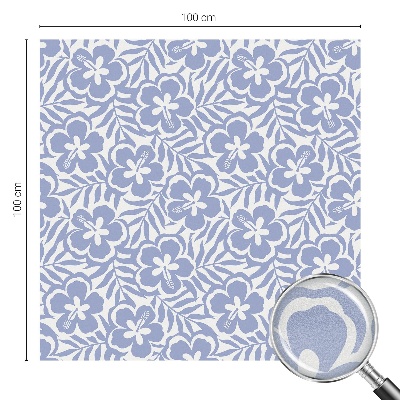 Matinė plėvelė langams su vitražo efektu Hibisko gėlės