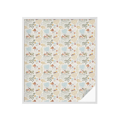 Pieninė plėvelė langams su raštu Idiliškas kaimas