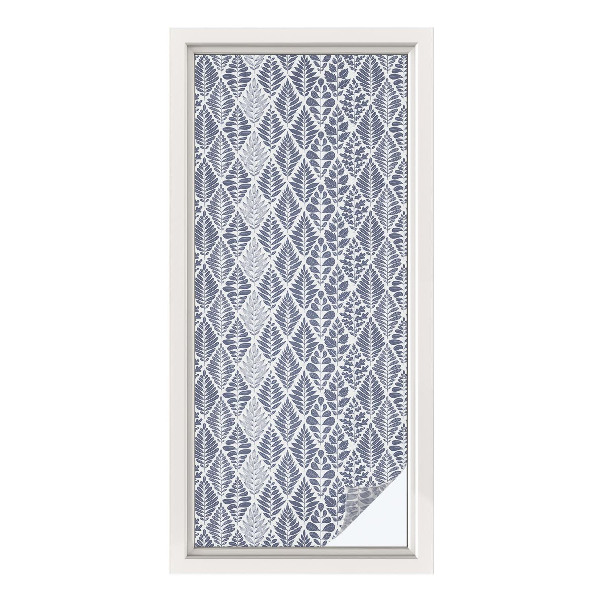 Pieninė plėvelė langams su raštu Raštuoti lapai