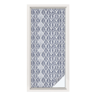 Pieninė plėvelė langams su raštu Raštuoti lapai