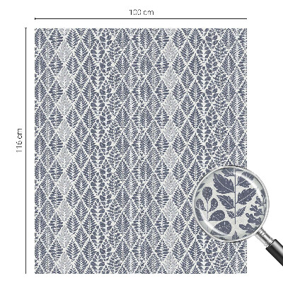 Pieninė plėvelė langams su raštu Raštuoti lapai