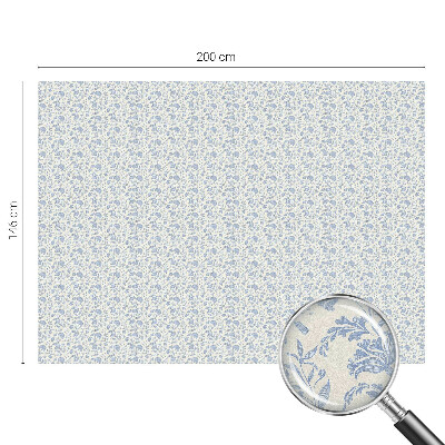 Matinė plėvelė langams su vitražo efektu Gėlių raštas