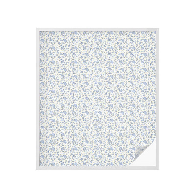 Matinė plėvelė langams su vitražo efektu Gėlių raštas