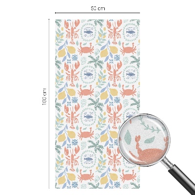 Nepermatoma plėvelė langams Jūriniai motyvai