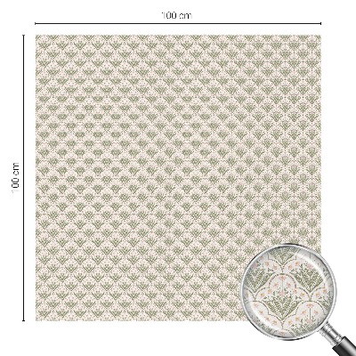 Plėvelė langams privatumui vitražas Augalų papuošalai