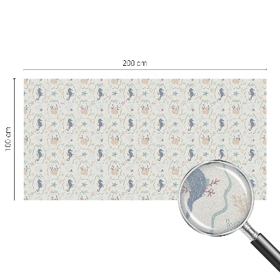 Nepermatoma plėvelė langams Jūrų arkliukai