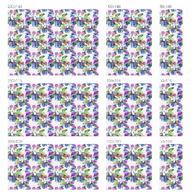 Matinė plėvelė langams su vitražo efektu Spalvinga abstrakcija