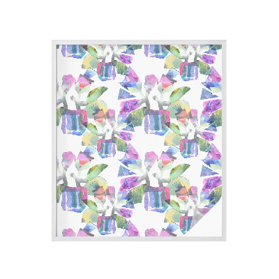 Matinė plėvelė langams su vitražo efektu Spalvinga abstrakcija