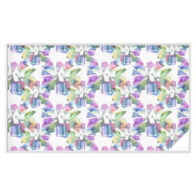 Matinė plėvelė langams su vitražo efektu Spalvinga abstrakcija