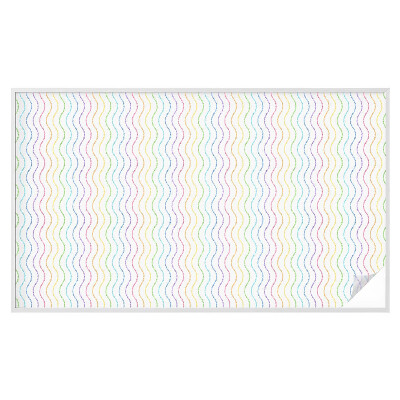 Matinė klijuojama plėvelė langams Vaivorykštės linijos