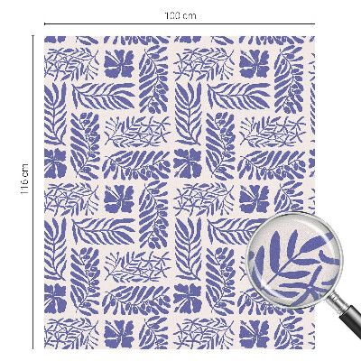 Pieninė plėvelė langams su raštu Augalų raštai