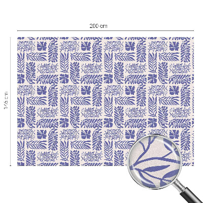 Pieninė plėvelė langams su raštu Augalų raštai