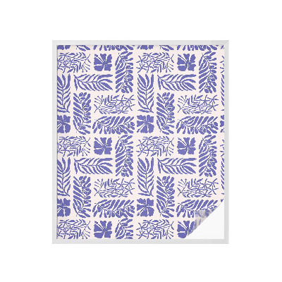 Pieninė plėvelė langams su raštu Augalų raštai