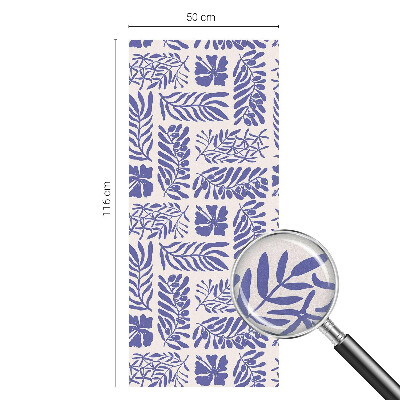 Pieninė plėvelė langams su raštu Augalų raštai