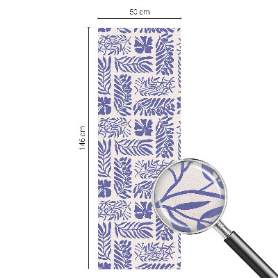 Pieninė plėvelė langams su raštu Augalų raštai