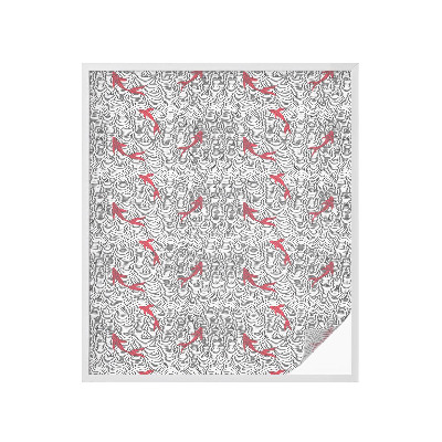 Matinė klijuojama plėvelė langams Banguotas raštas