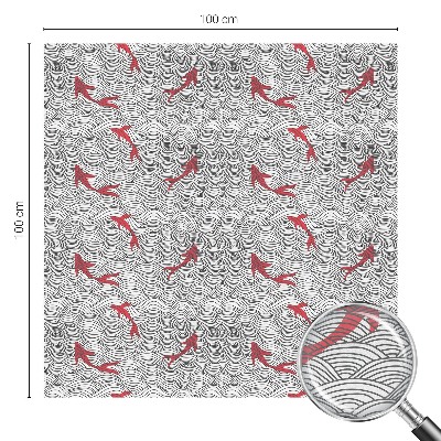 Matinė klijuojama plėvelė langams Banguotas raštas