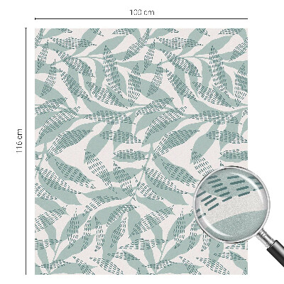 Plėvelė langams privatumui vitražas Žali lapai