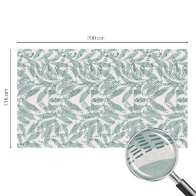 Plėvelė langams privatumui vitražas Žali lapai