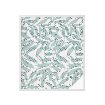 Plėvelė langams privatumui vitražas Žali lapai