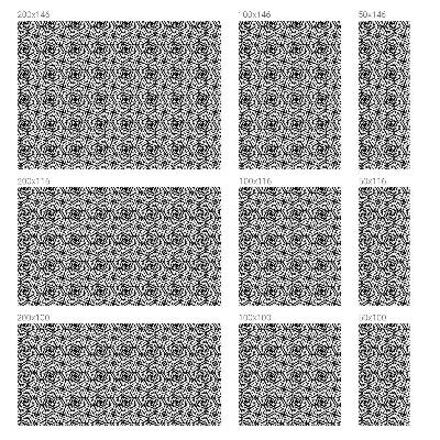 Pieninė plėvelė langams su raštu Geometriniai lapai