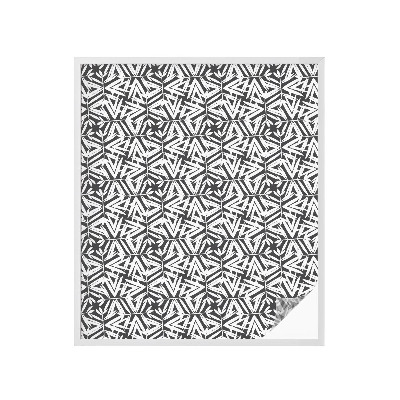 Pieninė plėvelė langams su raštu Geometriniai lapai