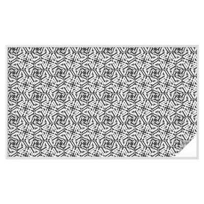 Pieninė plėvelė langams su raštu Geometriniai lapai