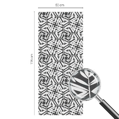 Pieninė plėvelė langams su raštu Geometriniai lapai