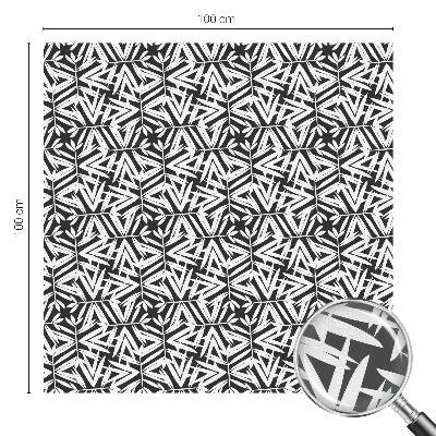 Pieninė plėvelė langams su raštu Geometriniai lapai