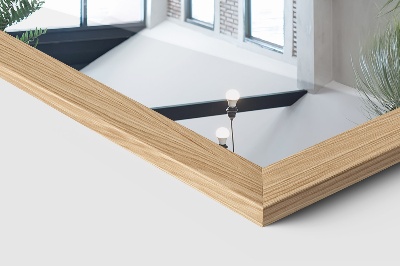 Pastatomas veidrodis ąžuolo rėme 36x156 cm