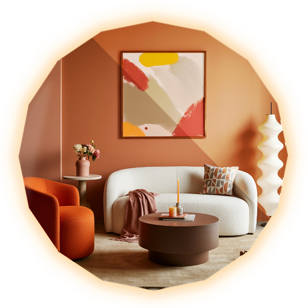 Geometrinis veidrodis con illuminazione a LED