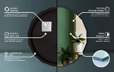 Geometrinis veidrodis con illuminazione a LED