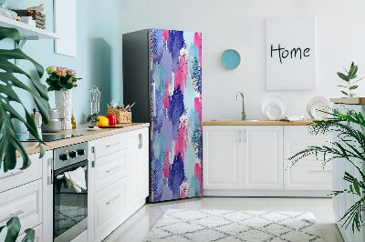 Magnetinis lipdukas ant šaldytuvo Abstrakcija