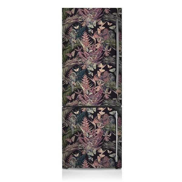 Magnetinis lipdukas ant šaldytuvo Paukščiai ir lapai