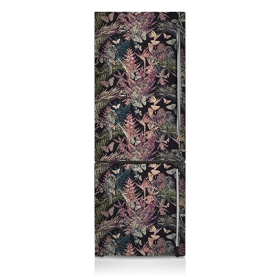 Magnetinis lipdukas ant šaldytuvo Paukščiai ir lapai