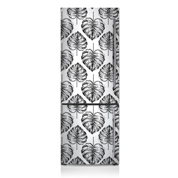 Magnetinis lipdukas ant šaldytuvo Monstera