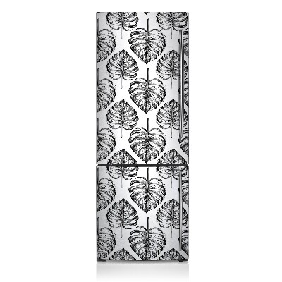 Magnetinis lipdukas ant šaldytuvo Monstera