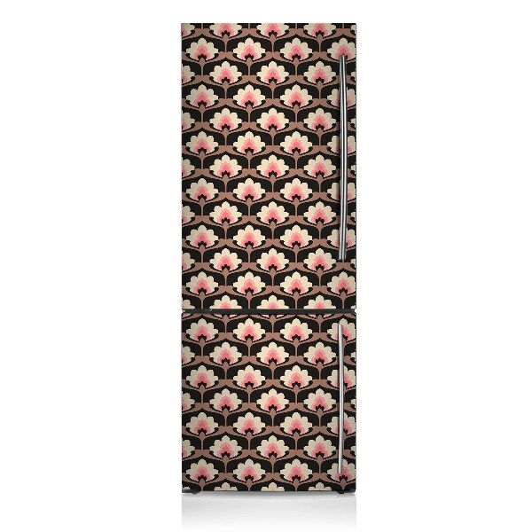 Magnetinis lipdukas ant šaldytuvo Gėlių raštas