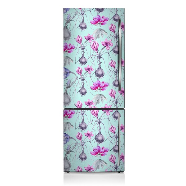 Šaldytuvo magnetinis kilimėlis Krokai su svogūnu