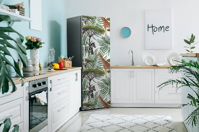 Magnetinis lipdukas ant šaldytuvo Savanos gyvūnai