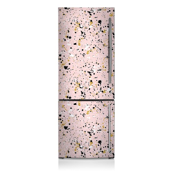 Magnetinis lipdukas ant šaldytuvo Spalvų dėmės