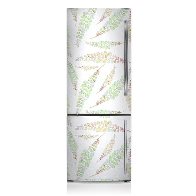 Šaldytuvo magnetinis kilimėlis Akvarelės lapai