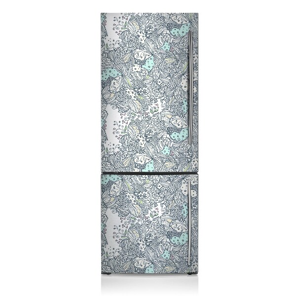 Magnetinis lipdukas ant šaldytuvo Gėlė