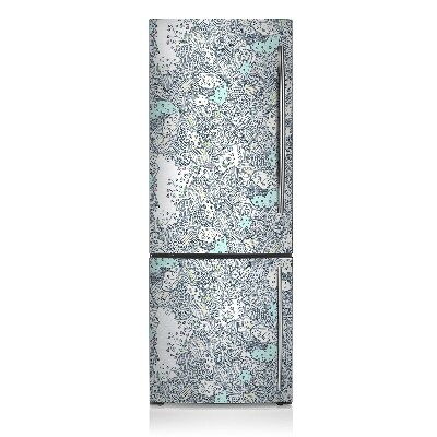 Magnetinis lipdukas ant šaldytuvo Gėlė