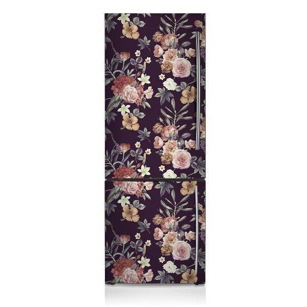 Šaldytuvo magnetinis kilimėlis Sodas su gėlėmis